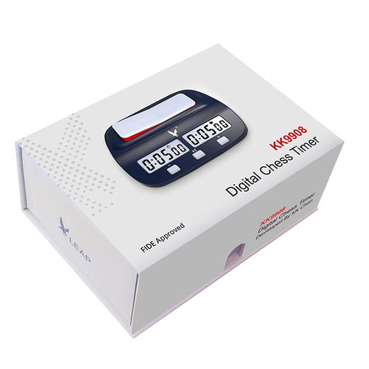FIDE-hyllad digital schackklocka LEAP KK9908