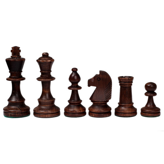 Schackpjäser No. 4 Staunton DARK