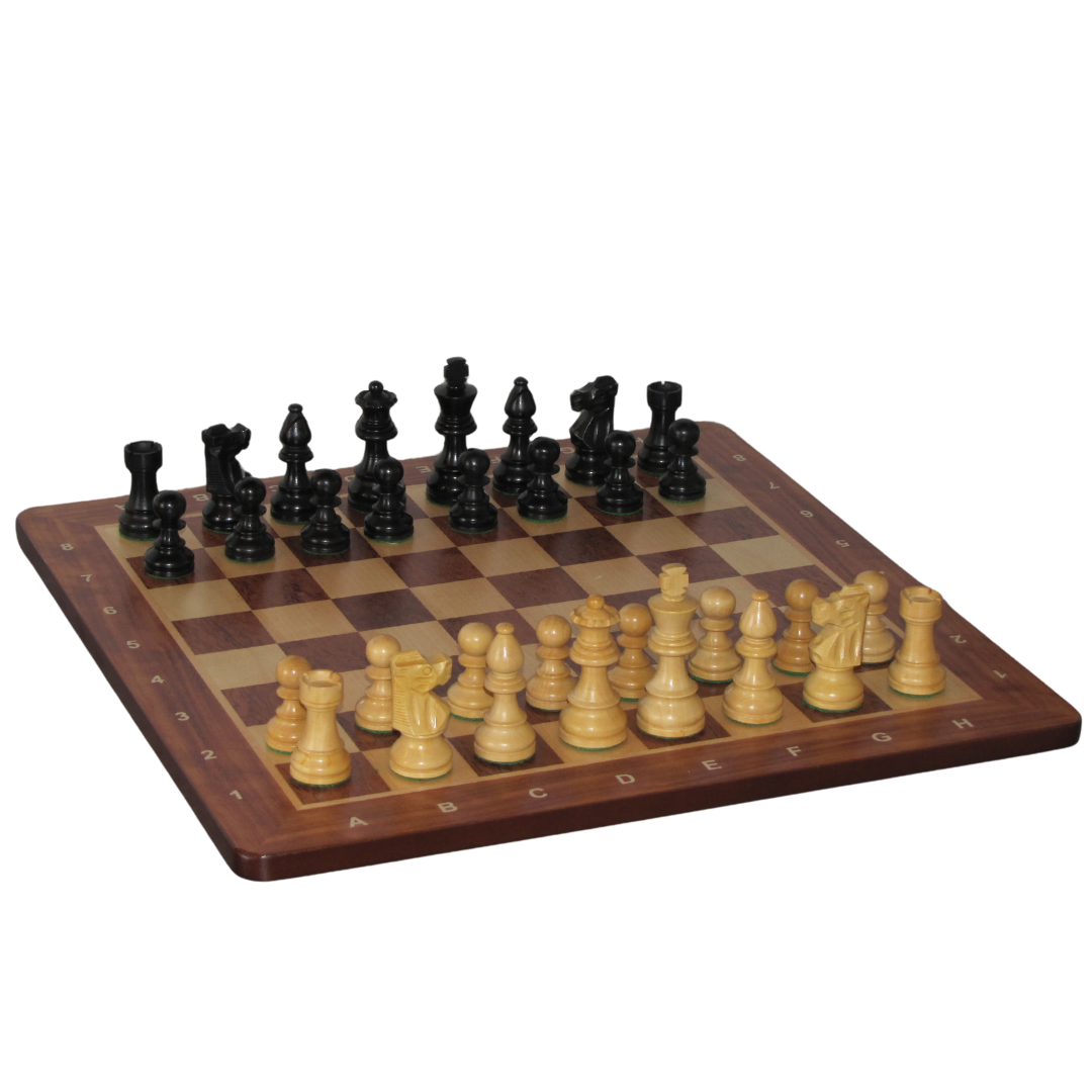 Schackspel ROUNDED / EBONISED - SMALL
