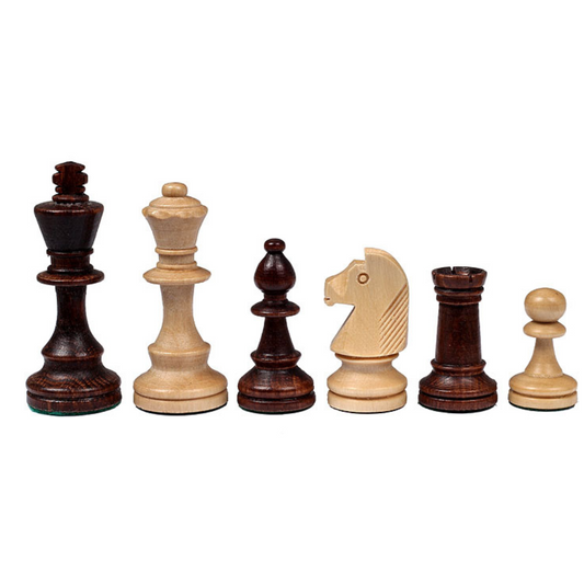 Schackpjäser No. 4 Staunton DARK